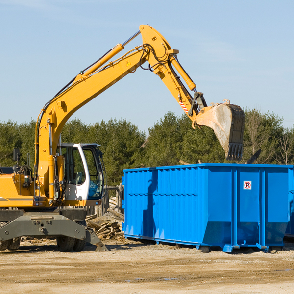 are there any restrictions on where a residential dumpster can be placed in Wheaton MO